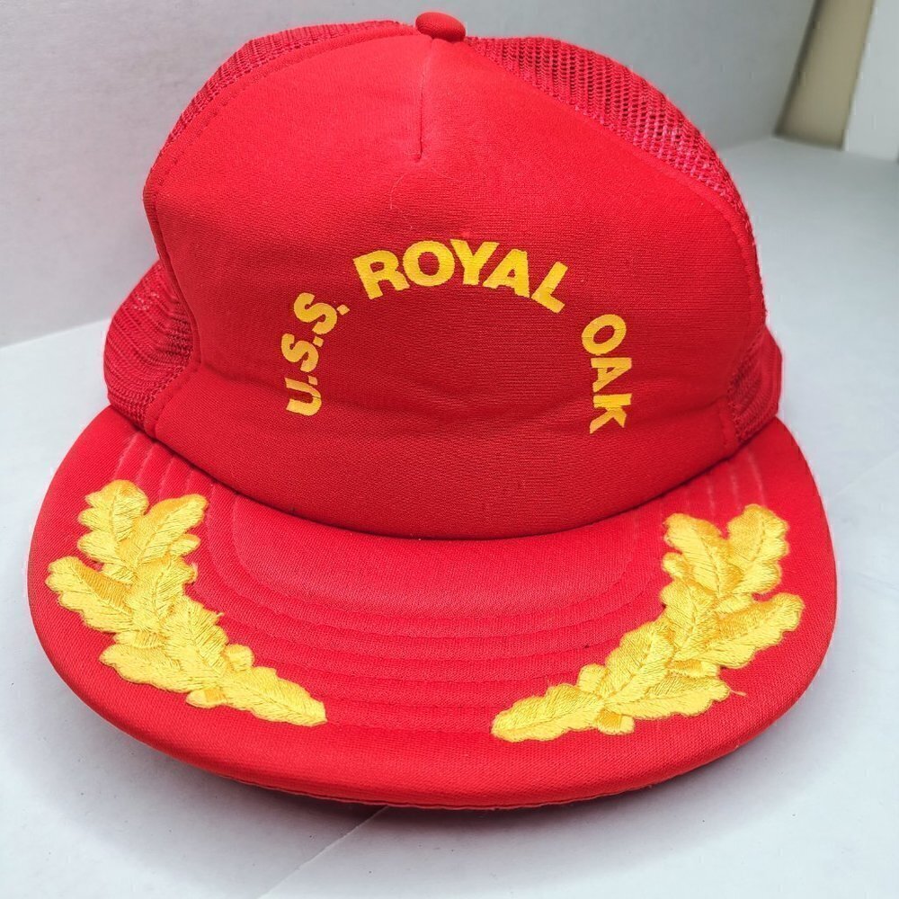 VTG US Marine U.S.S. Royal Oak Snapback Mesh Cap